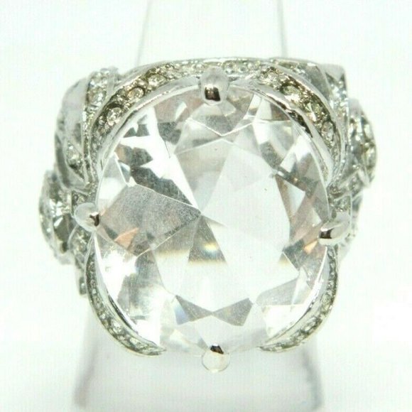 IMAN Jewelry - IMAN Iman Global Chic HSN Clear Rhinestone Ring